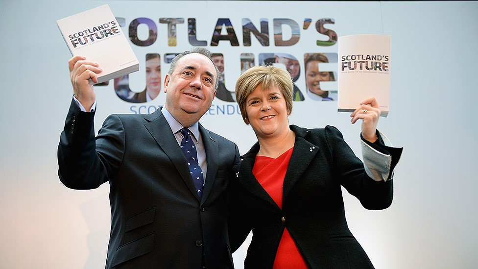 Alex Salmond and Nicola Sturgeon