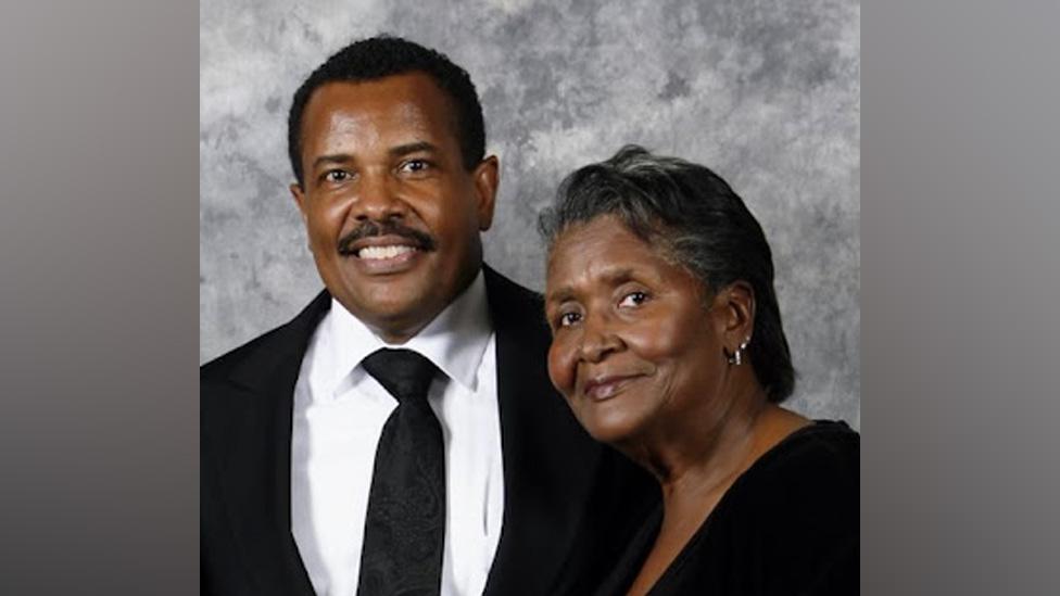 Garnell Whitfield and his mother, Ruth