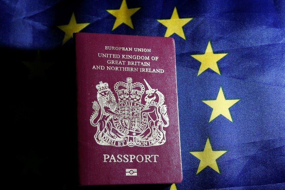 UK passport - file pic