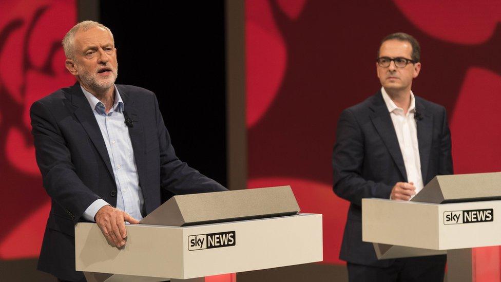 Jeremy Corbyn and Owen Smith