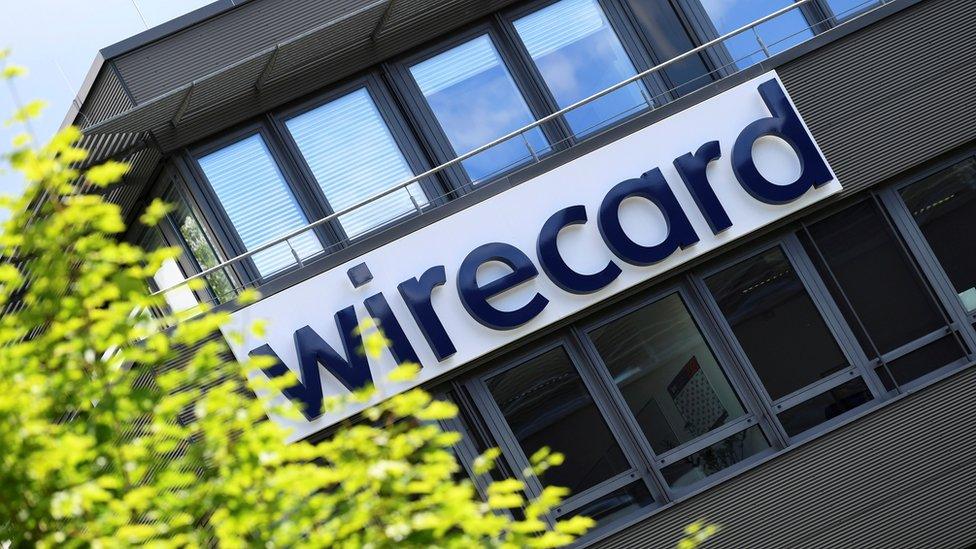 Wirecard sign