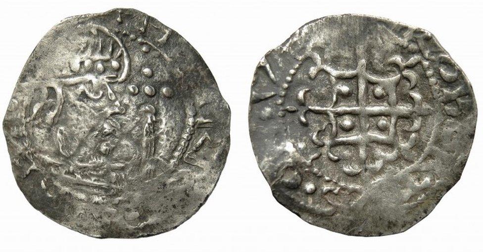 Coin issued by Henry of Anjou