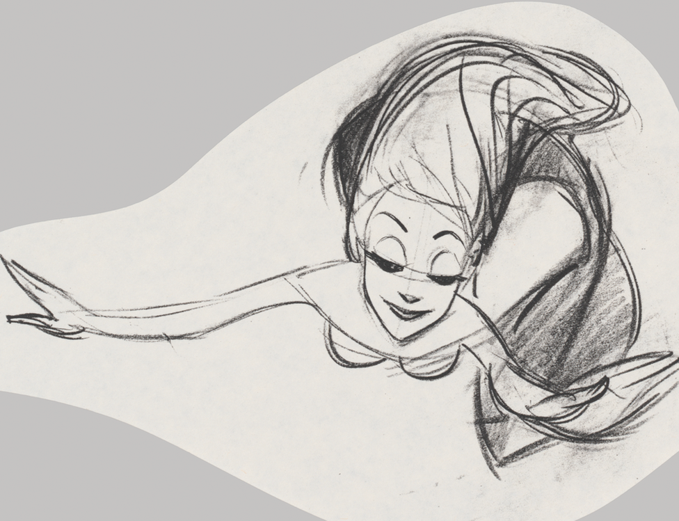 Later sketch of the Little Mermaid