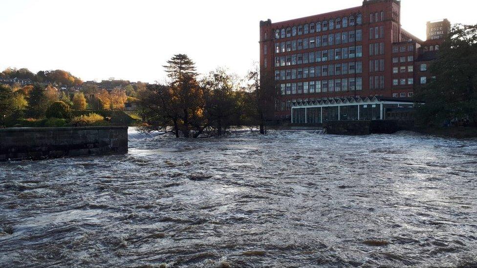 River Derwent in Belper, Derbyshire