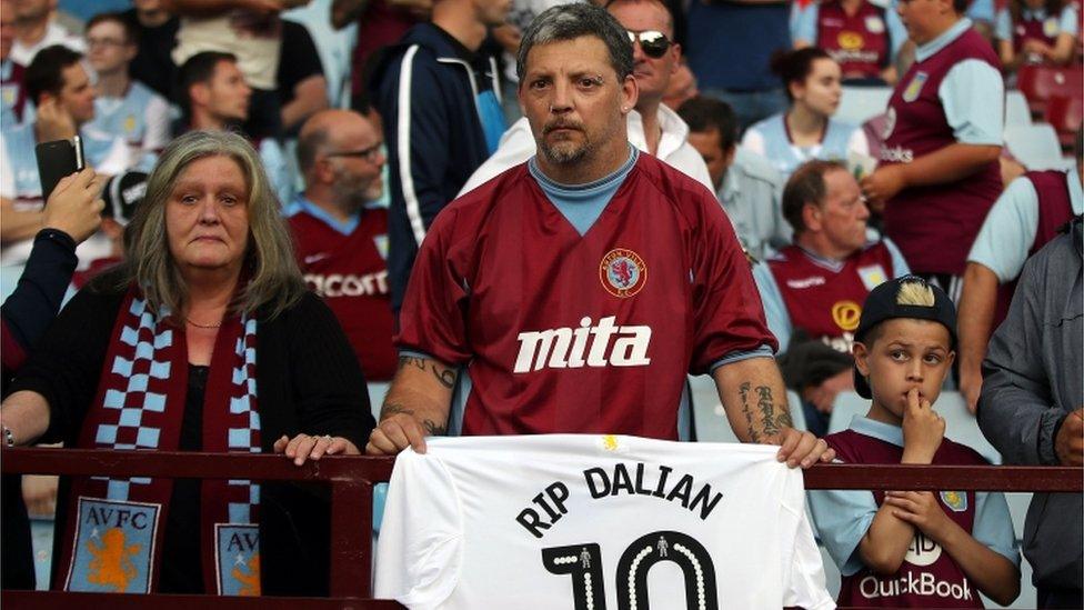 Fans at Villa Park