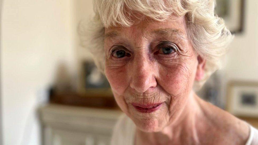 Mary Davies, 84, who has macular degeneration from Downham Market