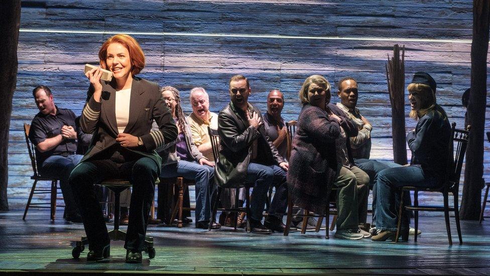 Scene from Come From Away