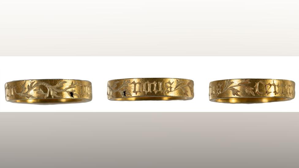 Late medieval engraved ring