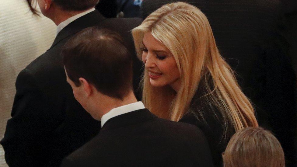 Ivanka Trump and Jared Kushner at George HW Bush's funeral