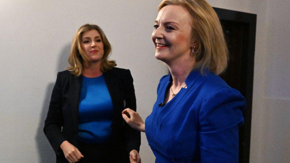 Penny Mordaunt and Liz Truss