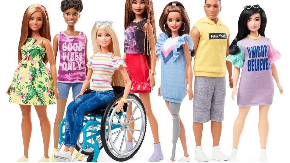 Barbie in a wheelchair.