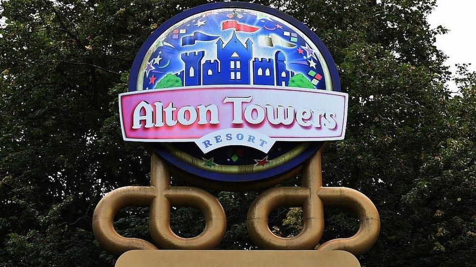 Alton Towers sign