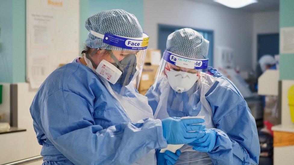 Staff of the Royal Gwent Hospital's intensive care unit