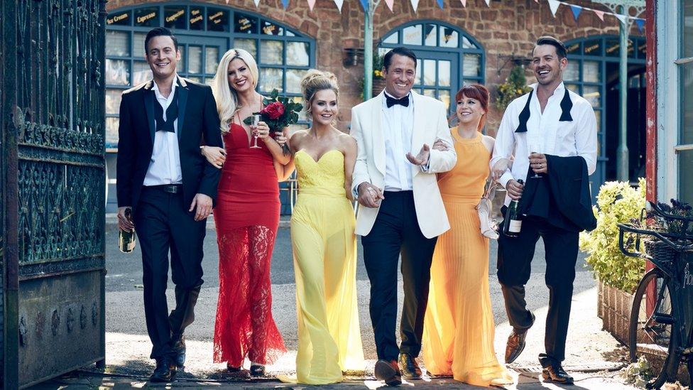 Hollyoaks cast celebrate 25 years