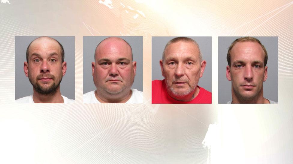 Paul Baker, Andrew Seaton, Frank Warren and Simon Webber