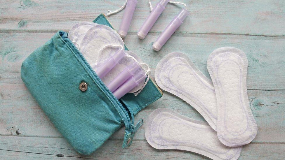 Sanitary towels and tampons