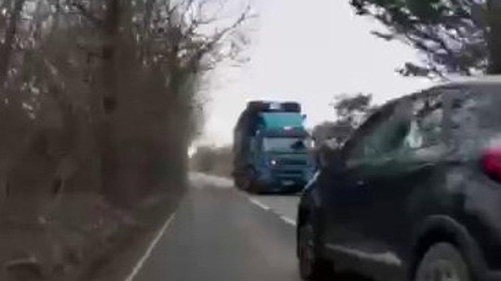 Near-miss on B3344