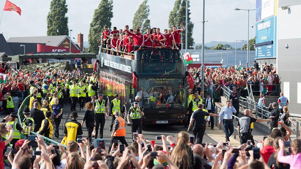 Wales players