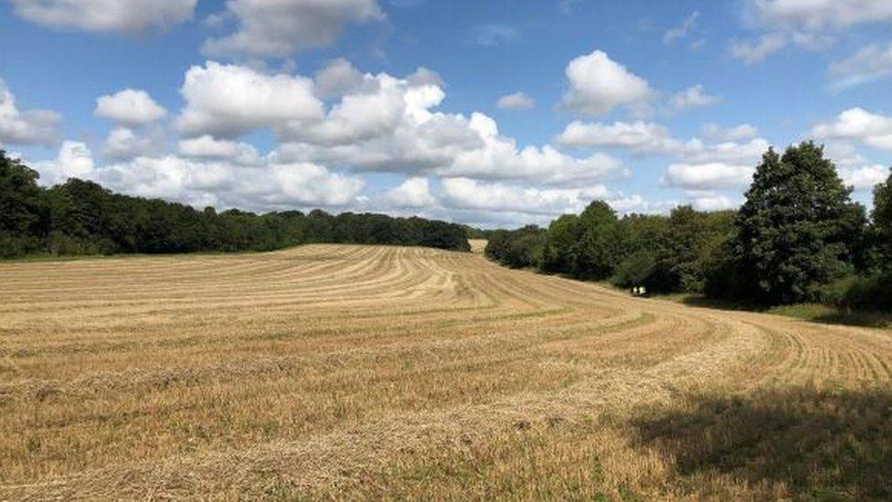 The land proposed for the recycling