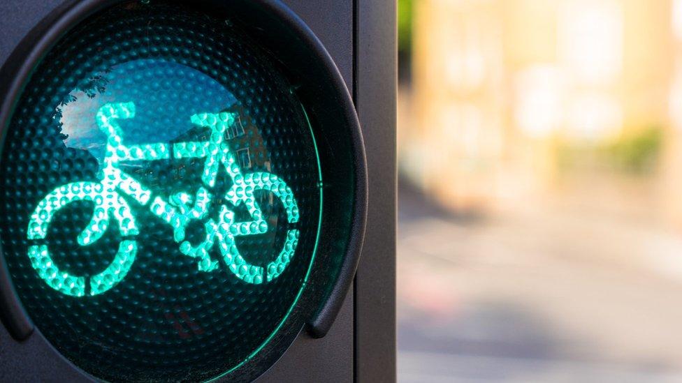 Cycle traffic light