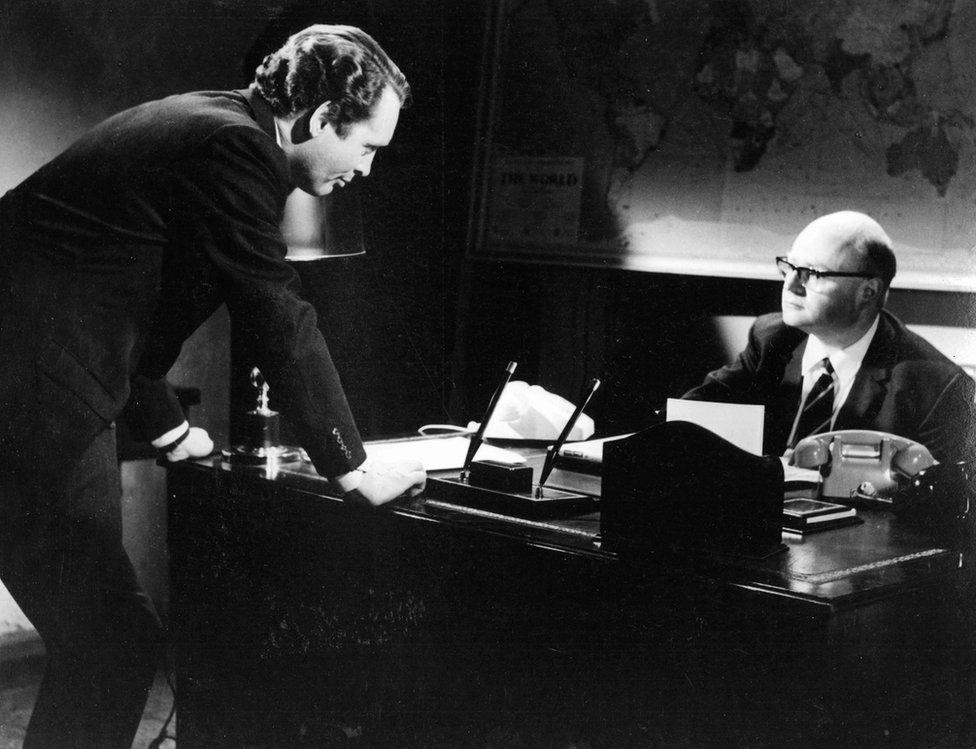 Patrick McGoohan and George Markstein