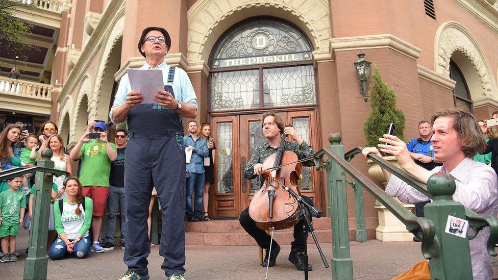 Bill Murray reading a poem