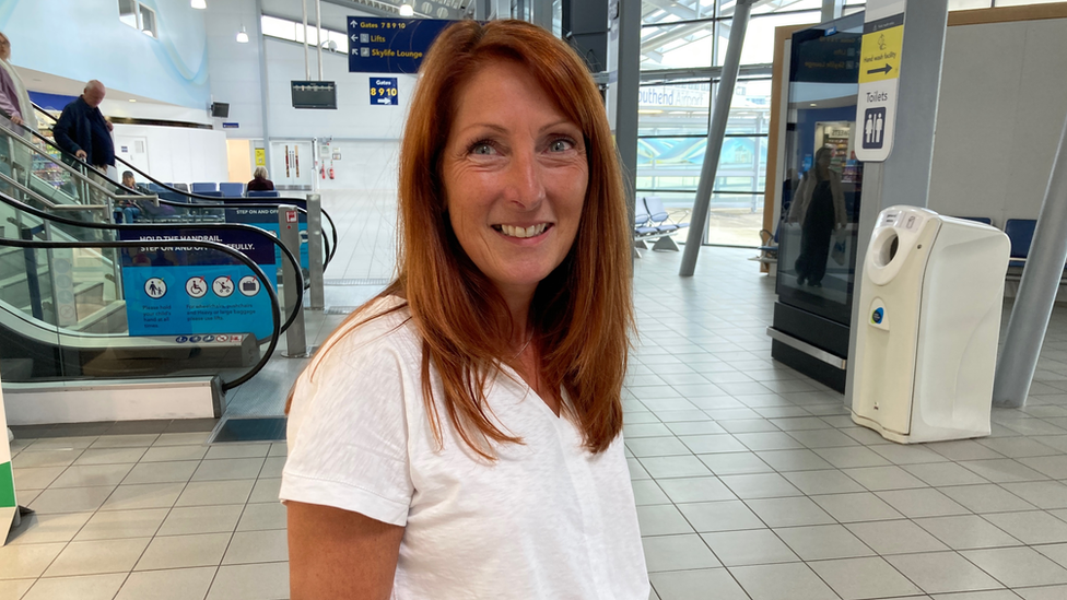 Julie Martine, passenger travelling from London Southend Airport