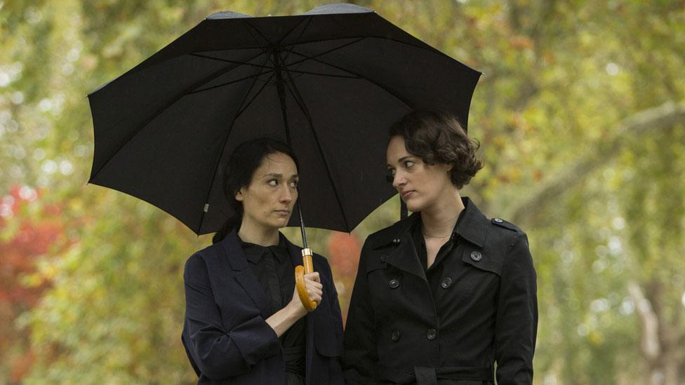 Phoebe Waller-Bridge with Sian Clifford in Fleabag