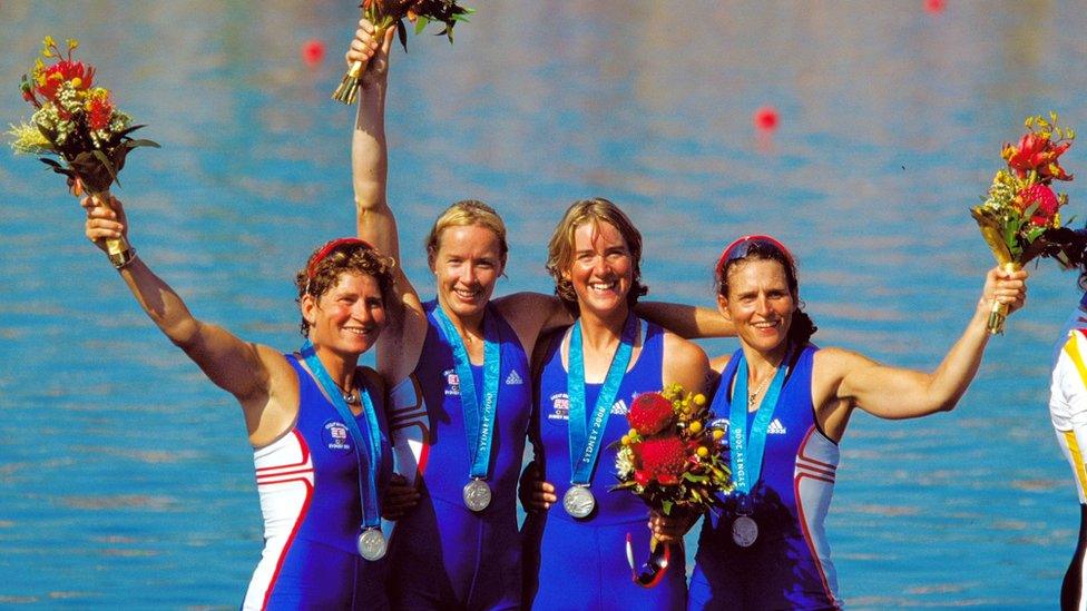 2000 - Guin Batten, Gillian Lindsay, Katherine Grainger and Miriam Batten