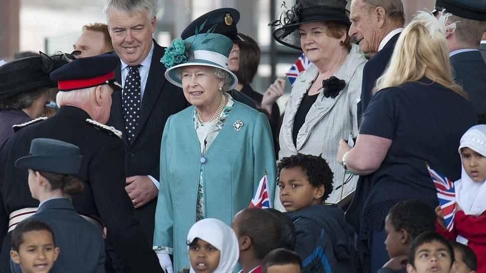 The Queen opening the fourth session Of The National Assembly For Wales