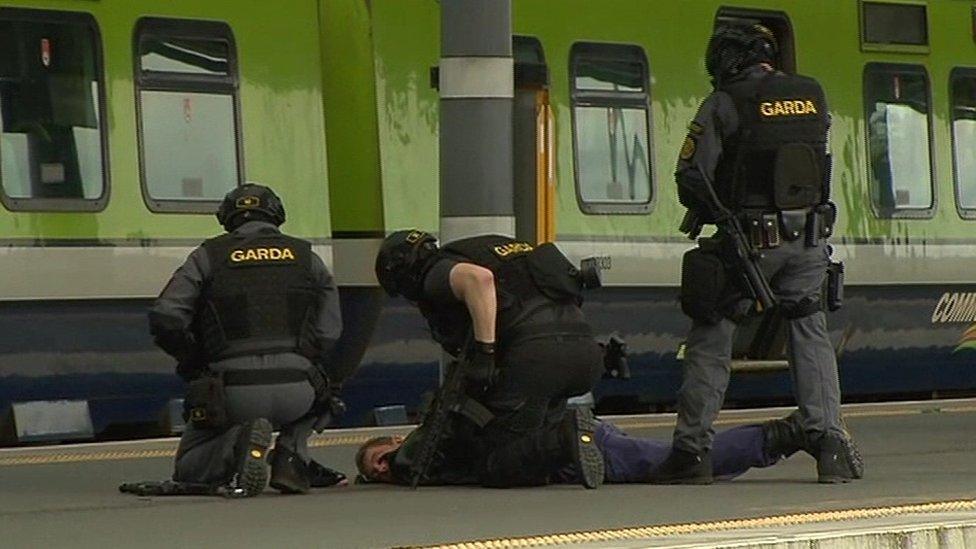 Gardai mock terrorism exercise