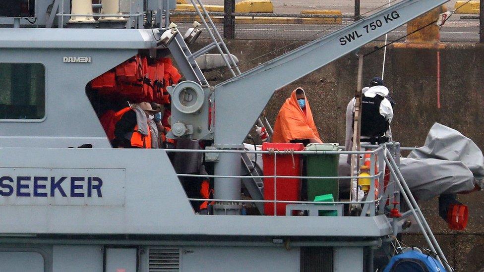 Migrants at Dover