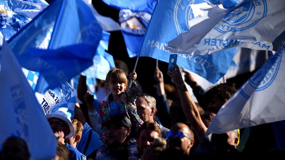 Man City parade