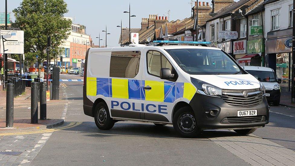 police van