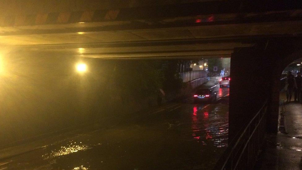 Botley Road flood