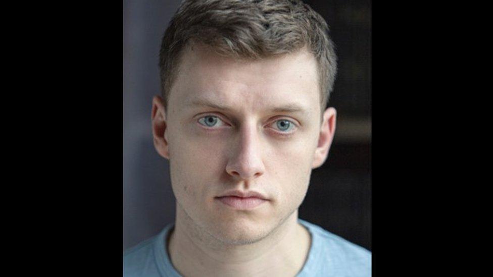 Luke MacGregor who plays Blake