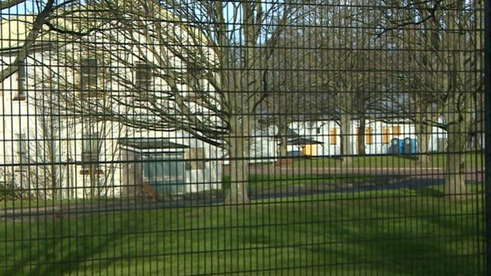 Migrant processing centre at Manston