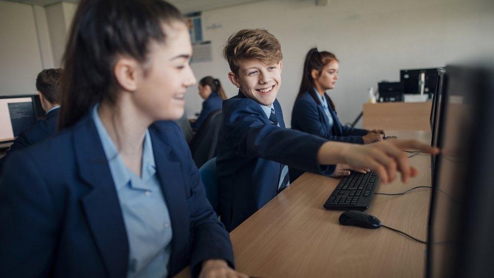 Students in classroom