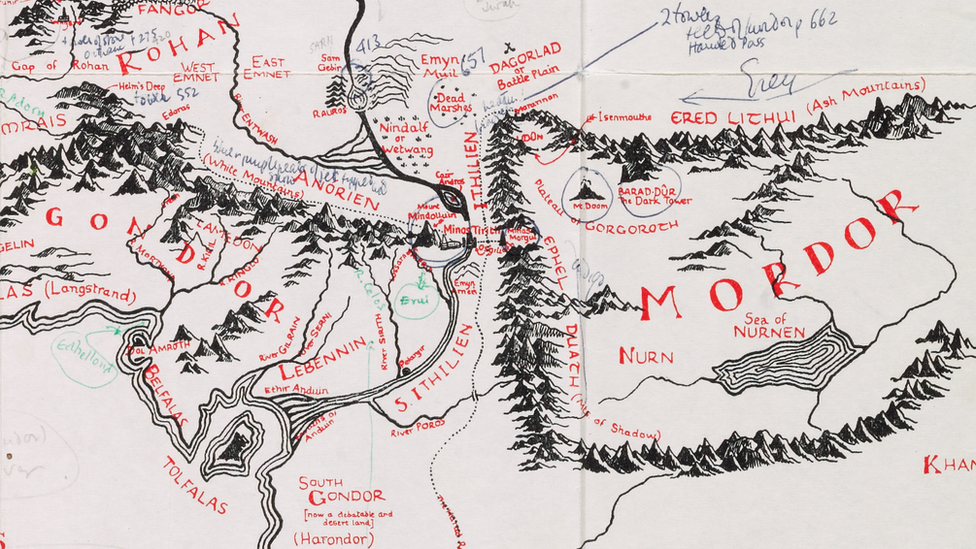 Middle-earth map