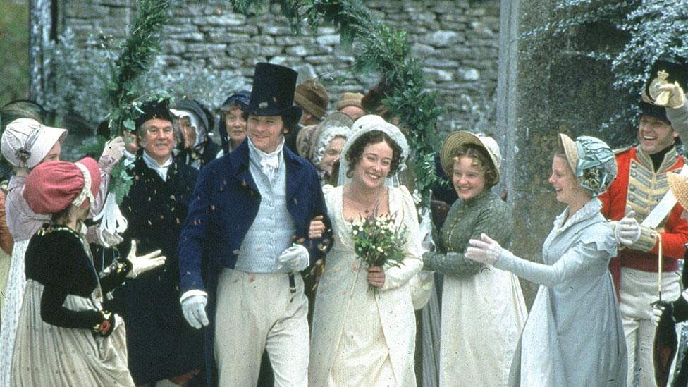 Colin Firth and Jennifer Ehle in Pride and Prejudice