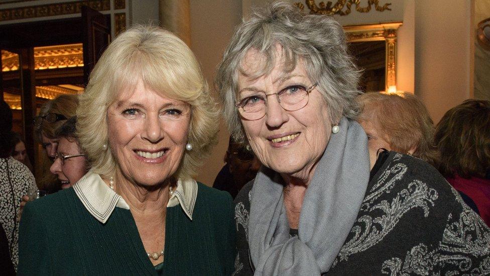 The Duchess of Cornwall and Germaine Greer