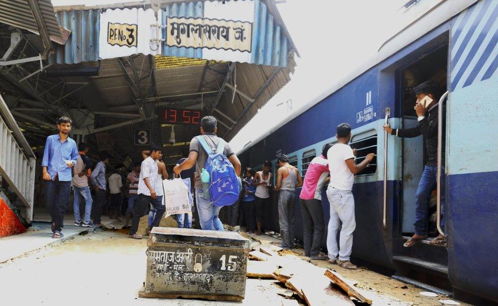 The signboards at the station still say Mughalsarai. Authorities say the change will reflect in the coming months