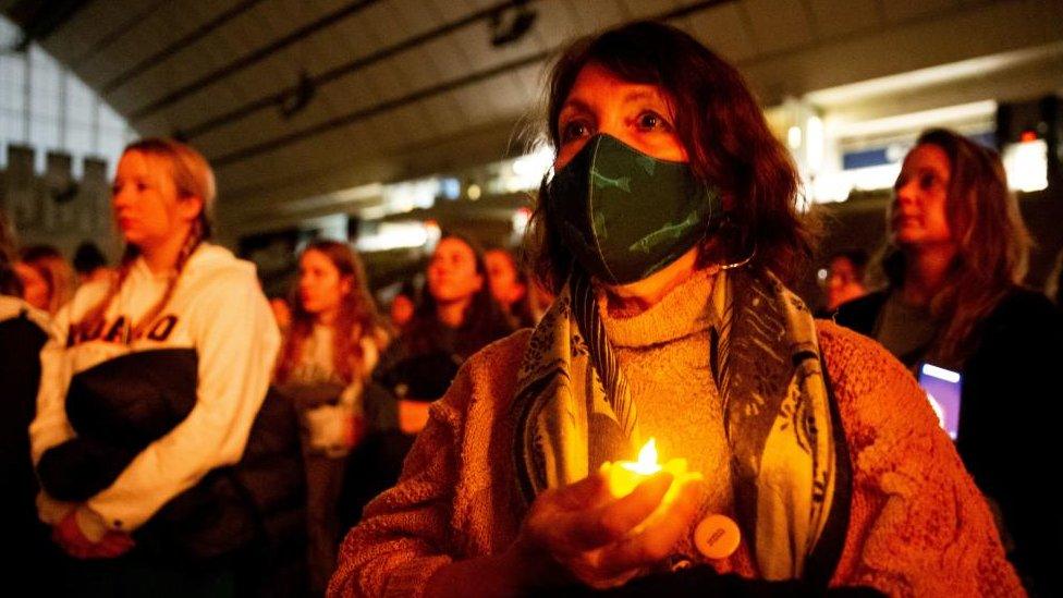 Candlelight vigil in Moscow, Idaho