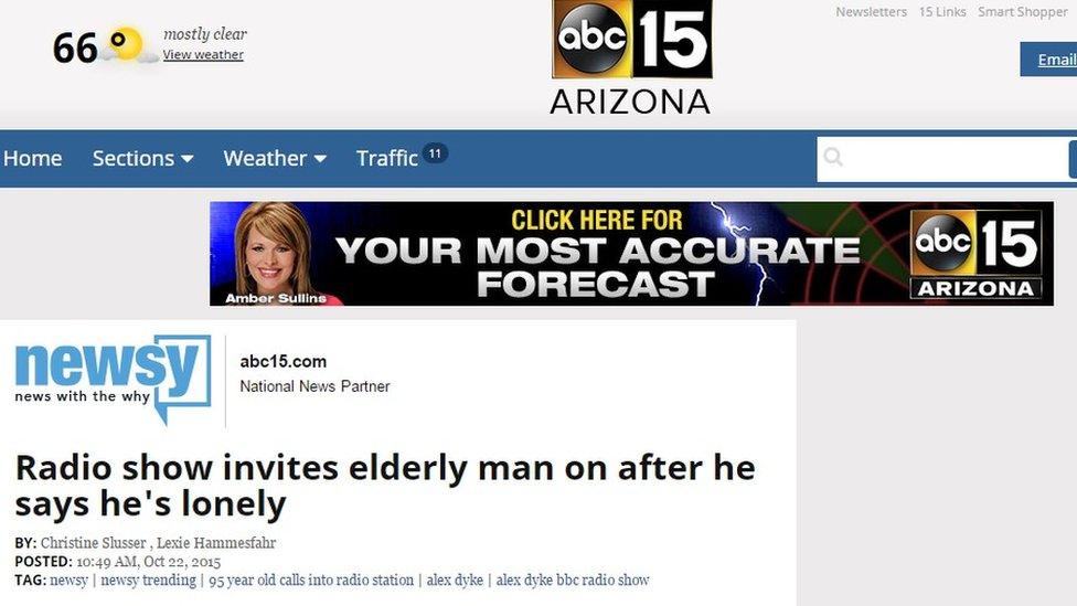 ABC Arizona story about Bill Palmer