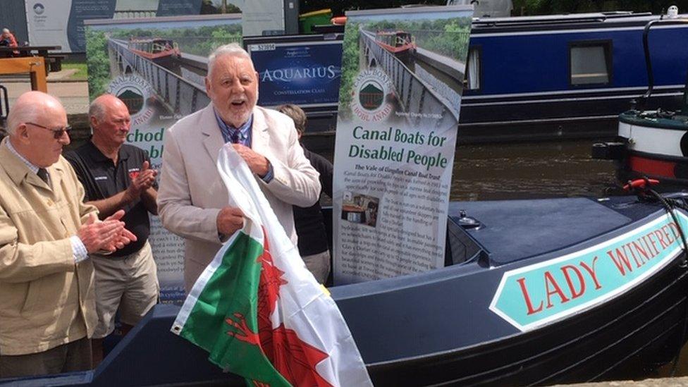 The Vale of Llangollen Boat Trust launches their new boat