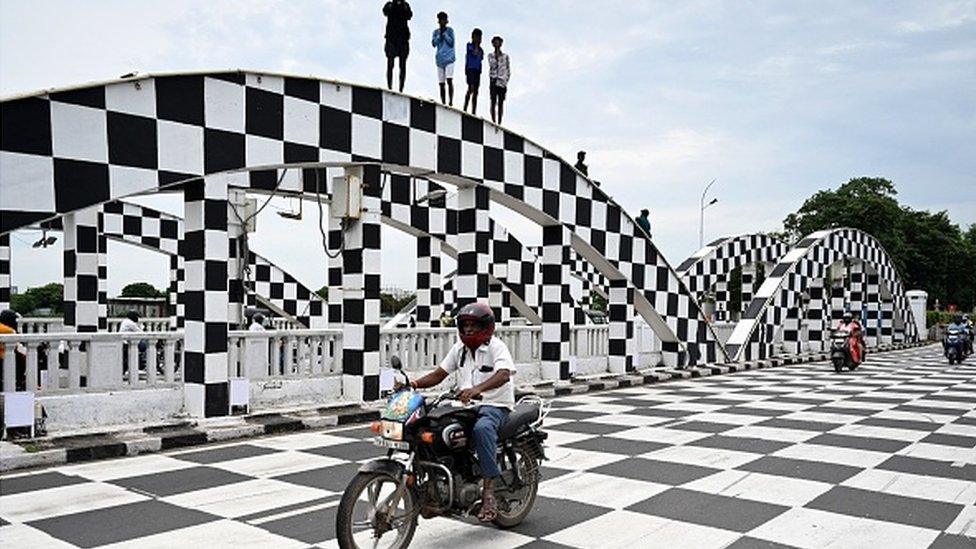 Napier bridge in Chennai