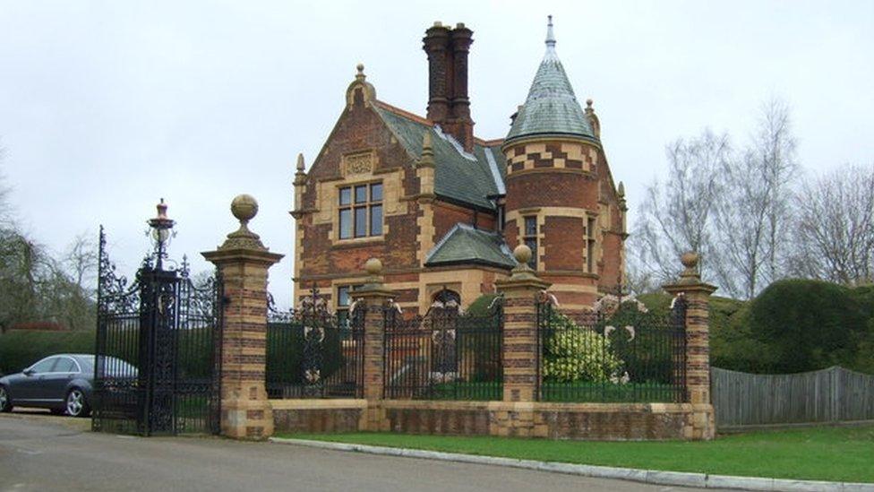 Childwick Lodge marks the entrance to the estate