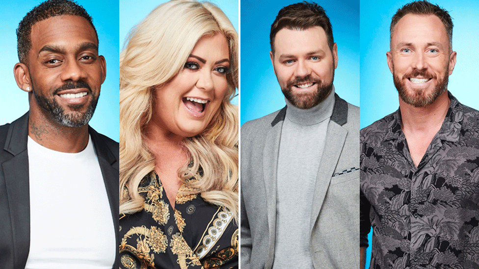 Richard Blackwood, Gemma Collins, Brian McFadden, James Jordan