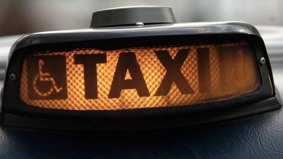 Taxi sign