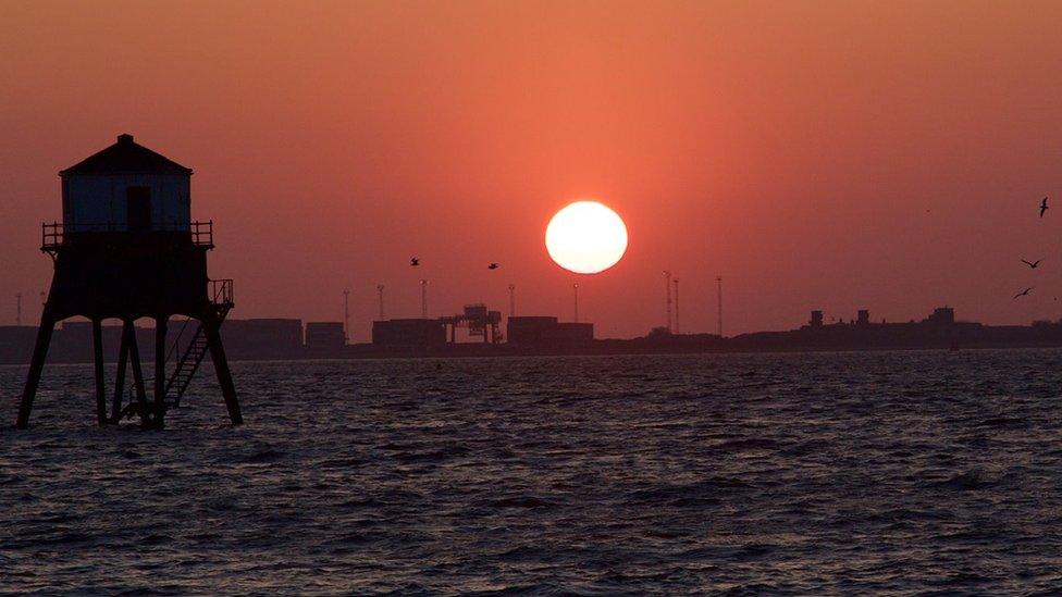 Sunrise at Dovercourt